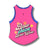 Bubble gum Pink Sleeveless T-shirt for Dogs and Cats-Bow Chica Bow Wow