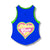 Sky Kiss Blue Sleeveless Tshirt for Dogs and Cats- Bitches Love Me